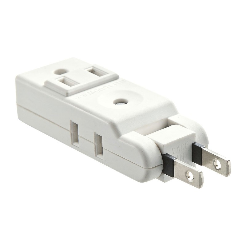 サンワサプライ スイングミニタップ 2P・4個口 ホワイト TAP-AC10W