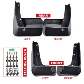 A-Premium Splash Guards Mud Flaps Mudflaps Replacement for Subaru Forester 2014-2016 Front and Rear 4-PC Set