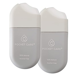 POCKET CARE | 2 Pack Peppermint Scented Hand moisturizing Spray 1 Fl OZ- Spray for Hands | Organic Spray | Travel Size - Travel Accessories | 100% natural