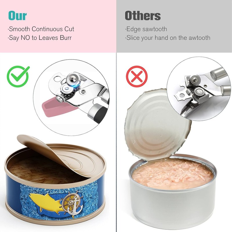 Can Opener,Professional 3-In-1 Multifunctional Manual Can Openers Bottle Opener,Kitchen Durable