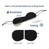 BATHRINS Adjustable Double-Sided Sleep Mask for Ultimate Comfort