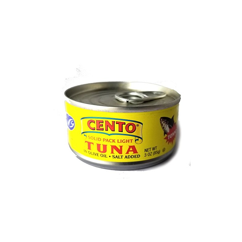 Cento - Italian Solid Light Tuna in Pure Olive Oil,