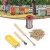 Wire Embedder Beehive Frame Tensioner Kit, Includes Copper Eyelets, Iron
