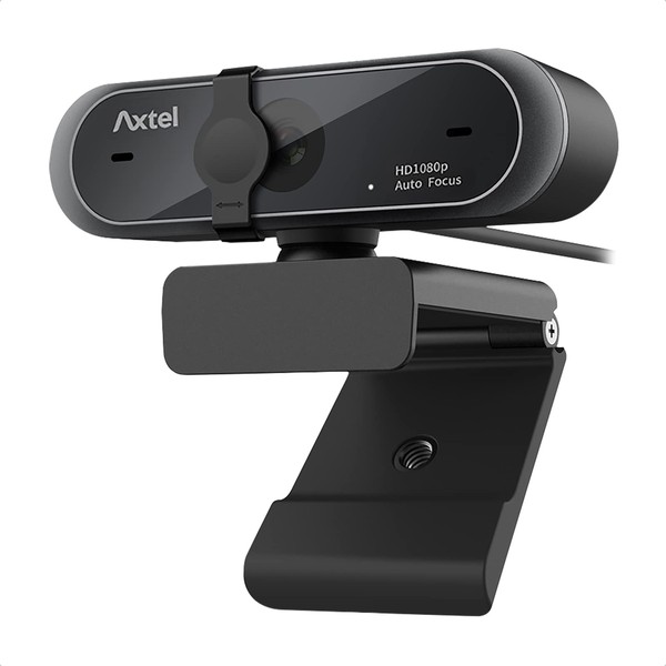 Axtel AX-FHD Webcam - 1080p Full HD Video, Autofocus and