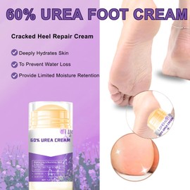 3PCS 60% Urea Foot Cream-Urea Cream 60 Percent for Feet,Cracked Heel Repair Cream,Foot Moisturiser for Hand&Foot Skin,Feet Cream for Dry Cracked Skin,Deep Hydration,Foot Skin Care