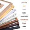 KINLINK 9x9 Picture Frame Black Set of 4, Wooden Square