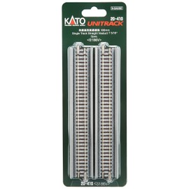 Kato N Gauge Single-Line Elevated Straight Track 186 mm, 3-Pack, 20 – 410 Railway Model Supplies