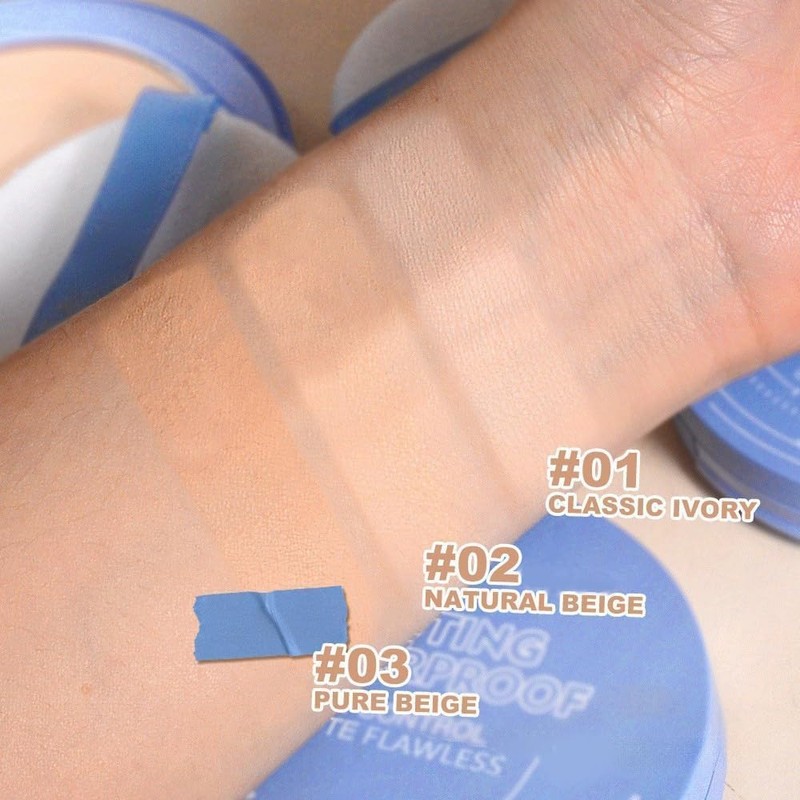 EVVCFEX Oil Control Face Powder, Matte Smooth Waterproof Long-lasting Setting