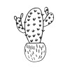 Darice #346 Darice Embossing Folder Essentials CACTUS  # 30041333