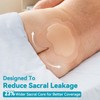 20 Count Sacral Silicone Absorbent Dressing 7" x 7" -