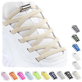 Stepace Shoelaces, Elastic Shoelaces, Non-Tie Shoelaces, Elastic Laces, Elastic Lazy Shoelaces, Elastic Shoelaces with Metal Capsules, Suitable for Adults, Children, Elderly People, Suitable for