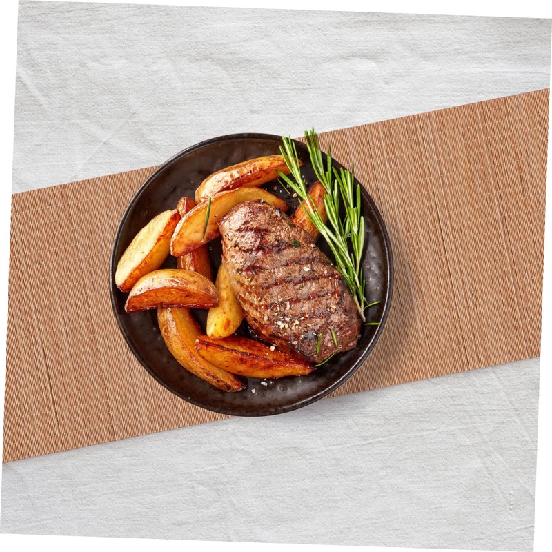 CIYODO Stylish Bamboo Tea Mat Table Runner Placemat Tea House