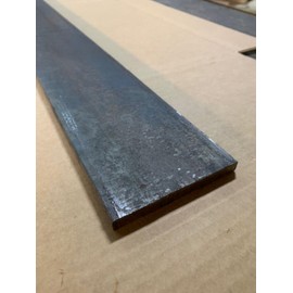 3/8" x 3" Steel Flat Bar x 10" Length, A36 Hot Rolled Steel