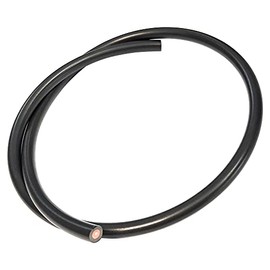 Ignition Cable 7 mm 1 m Ignition Cable Spark Plug Motorcycle Moped Vespa Sollex Ignition App Hercules Kreidler Black MOFA Mokick Quad Spark Plug 2 Stroke Engine Petrol Fuel PVC Copper Cable Car