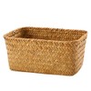 Zerodeko 1Pc Fruit Box Bamboo Weaving Basket Organizer Small Basket