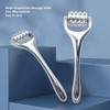 Metal Acupuncture Massage Roller Muscle Relaxing Improve Circulation Handheld Acupoint