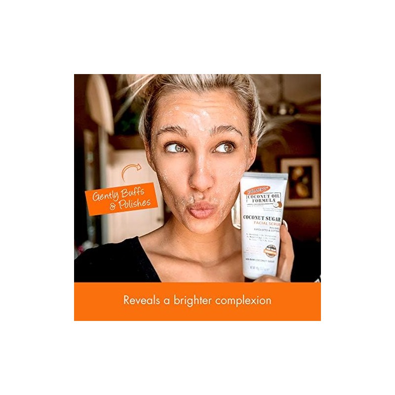 Palmer's Coconut Oil Formula Exfoliante Facial con Azúcar de Coco,