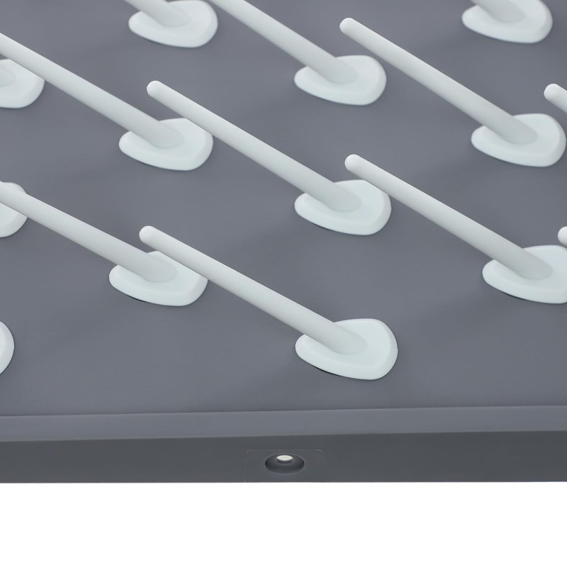 Kaibrite 2Pcs 27pegs Plastic Wall Mounted Laboratory Draining Rack with
