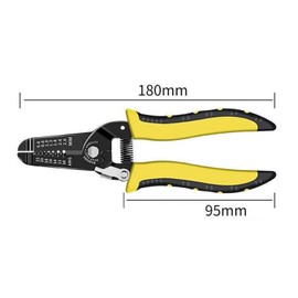Multifunctional wire stripper, wire stripper, small wire stripper pliers, for stripping copper wire, can be used for cutting, stripping, crimping cables