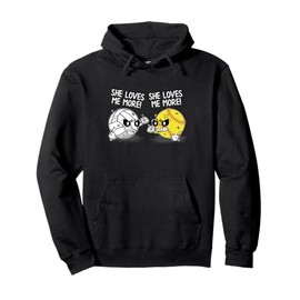 She Loves Me More - Volleyball Softball - Sports Lover Gifts Pullover Hoodie