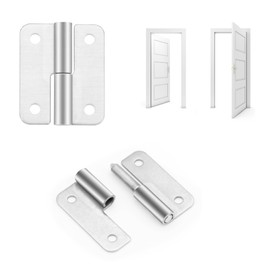 1.8 Inch Lift Off Hinge| HSMT-hinges 304 Stainless Steel Hinges, Detachable Slip Joint Flag Hinges for Various Wooden or Metal Boxes, Tool Chests, and More (Right Handed, 6 PCS)