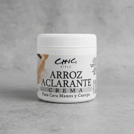 Crema Facial Aclarante De Arroz Natural Chic Style 125ml                                                                                              