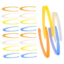 KOMBIUDA 40pcs Plastic Tweezers for Crafting Sensory Play Fine Motor Skill Development for DIY Beading Projects Safe Educational Tool