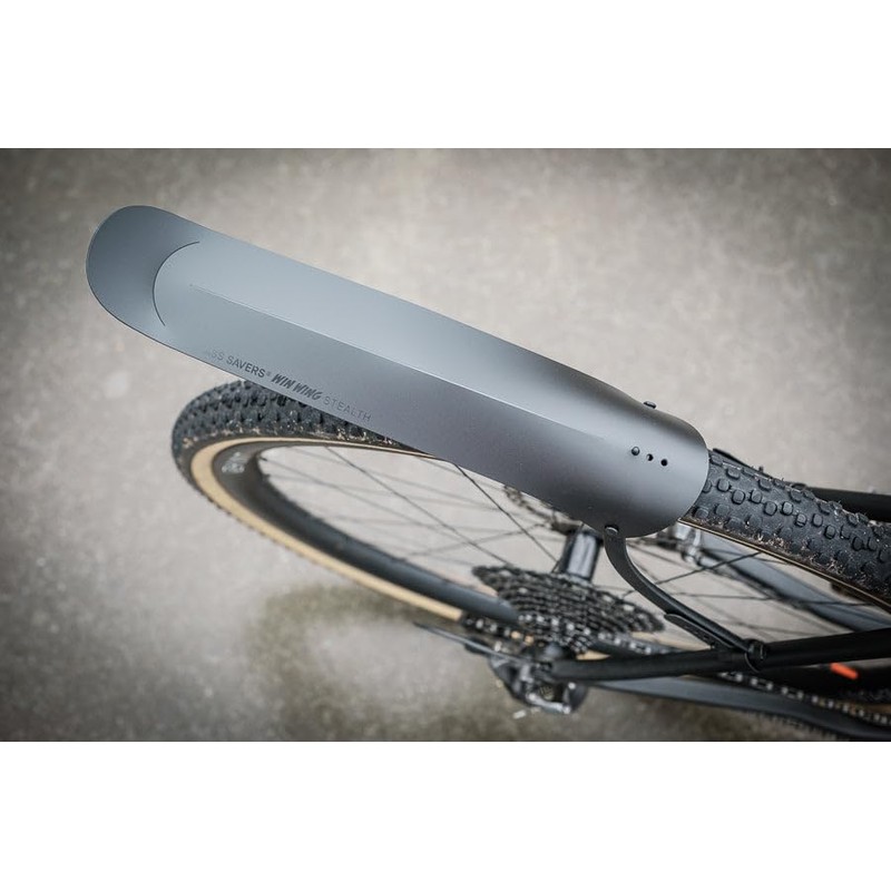 Ass Savers Win Wing Gravel 2 Rear Fender Black