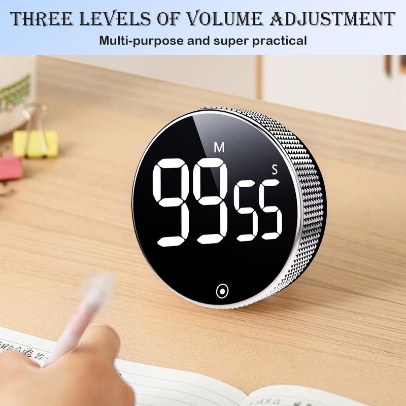 Digital Timer, Magnetic Egg Timer, Kitchen Timer, Digital Countdown Timer,
