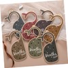 DOITOOL 14pcs Wooden Closet Dividers Whale-shaped Nursery Organizer for Clothes