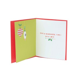 Mum and Dad Christmas Card - Christmas Card for Parents - Colourful Lettering Design