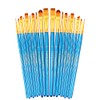 Transon 20pcs Bulk Art Painting Brush Set for Acrylic Watercolor