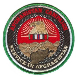 Afghanistan Campaign Medal 4" Patch