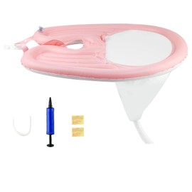 AolKee Hair Wash Basin for Bedridden Inflatable Hair Washing Basin, AolKee Hair Washing in Bed, Portable Hair Washing Basin, Hair Washing Aids for Elderly, Disabled, Pregnant Women, Pink