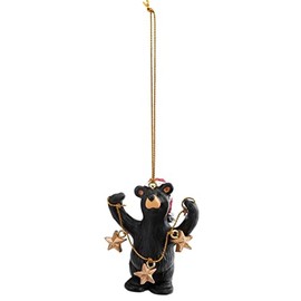 Demdaco Bearfoots Bear Time to Shine Ornament