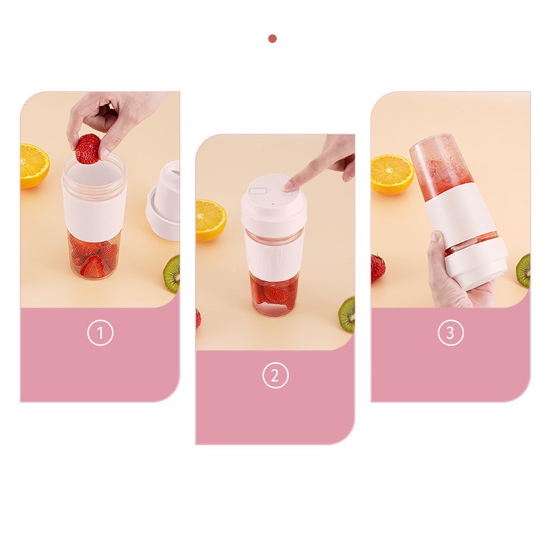 Electric Juicer Cup 300ML 1200mAh Battery USB Charging Handheld Electric