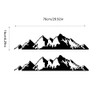 Baceyong Car Body Sticker Black Mountain PVC Car Sticker