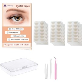 840Pcs Premium Quality Complexion Natural Invisible Single Side Eyelid Tape Stickers Medical-use Fiber Eyelid Lift Strip, Instant Eye Lift Without Surgery, Perfect for Uneven Mono-Eyelids，5MM
