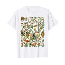 Cute Flowers Vintage Botanical Floral Illustration T-Shirt