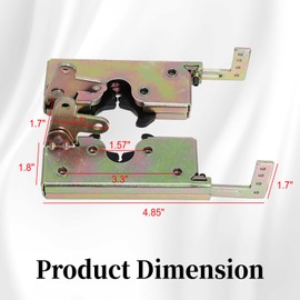 VOWAGH Large Locking Cat Jaw Claw Door Latches w/Installation Type Grip Kit Bear Claw Door Latch Kit