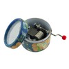 Round Music Box/Music Box with Hand Crank Made of Cardboard