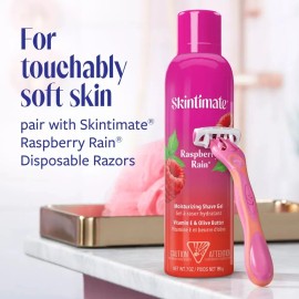 Skintimate Raspberry Rain Moisturizing Gel 78g