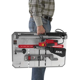 SKIL 3601-02 Flooring Saw with 36T Contractor Blade, Red and black