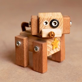 Ash & Co Pet Makes Build Patches The Puppy | Woodwork Kit for Kids | Fun Craft kit for Age 6+