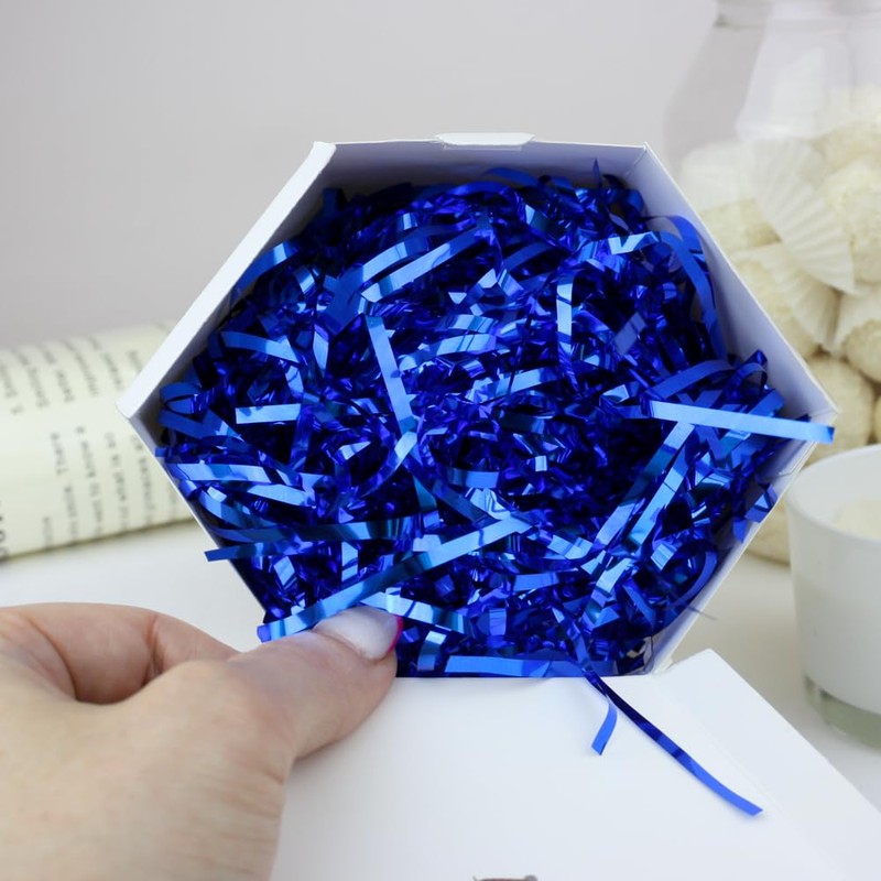 Emartbuy 100 grams Metallic Shredded Paper, Ideal for Gift Decoration,