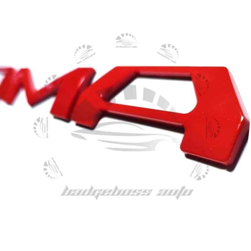 Unbranded 2016-2023 Tailgate Insert Letters Badge For Tacoma 3D Red