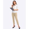YYV Women's Golf Pants Stretch Work Ankle Pants High Waist