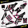 Factory EFX Black Pink Camo Savage Racing Graphic kit fit