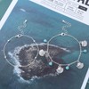 Inateannal Multilayer Shell Anklet Turquoise Beads Anklet Golden Shell Anklet