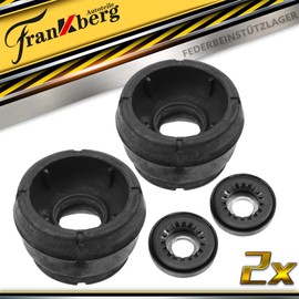 Frankberg 2 x Front Suspension Strut Support Bearings Compatible with A1 8X1 2010-2015 A3 8L1 1996-2003 Ibiza IV 6J5 2008-2017 Octavia I 1U2 1996-2014 Golf IV 1J1 1996-Present Replacment e#1J0412331B
